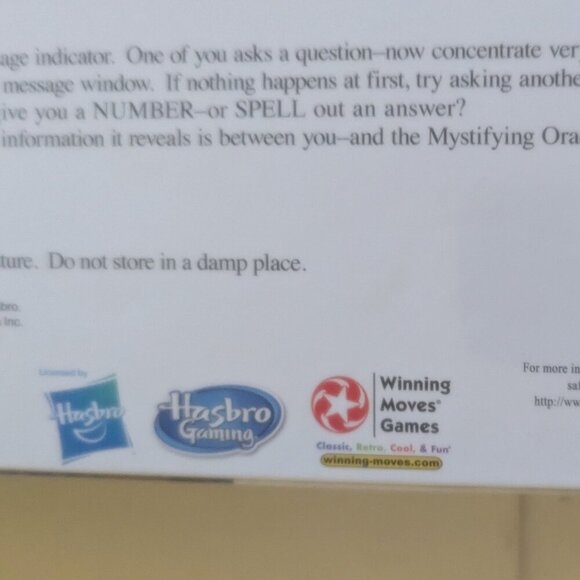 NWT Ouija Mystifying Oracle Halloween Classic Board Game Hasbro Spooky Seance - Picture 7 of 11